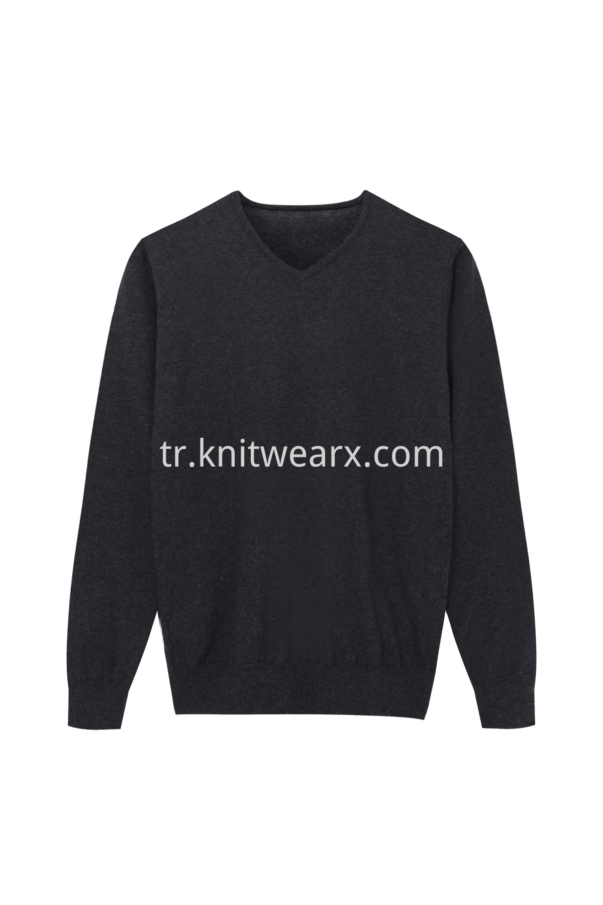 Men's Basic Soft Wool Pullover V-Neck Sweater